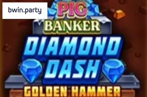 Pig Banker Diamond Dash Golden Hammer